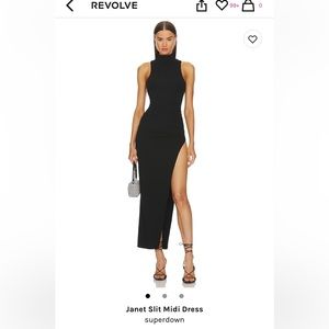 Revolve Midi Slit Dress